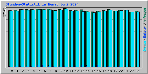 Stunden-Statistik im Monat Juni 2024